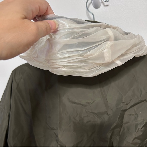 Tommy Hilfiger Men's XL Olive Green Windbreaker Jacket Retro Preppy - Picture 6 of 16